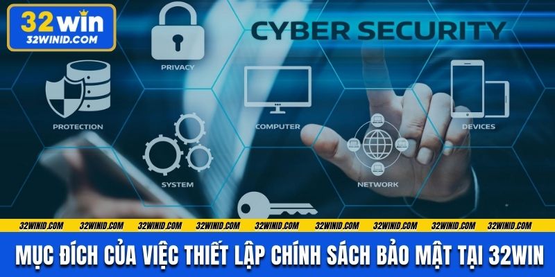 Mục đích của việc thiết lập chính sách bảo mật tại 32win